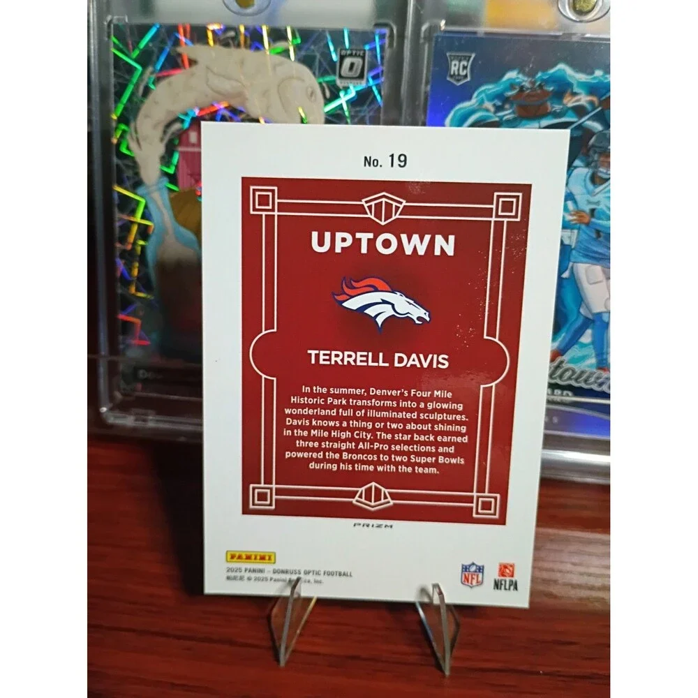2025 Panini Donruss Optic - Uptowns Terrell Davis #19 Pack Fresh